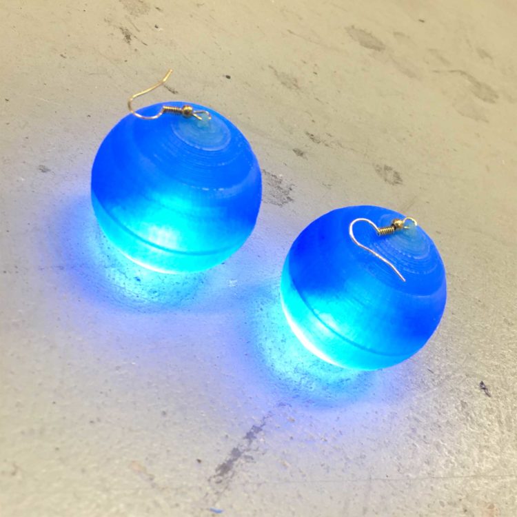 Bowsette LED ( Light Up ) Earrings Set