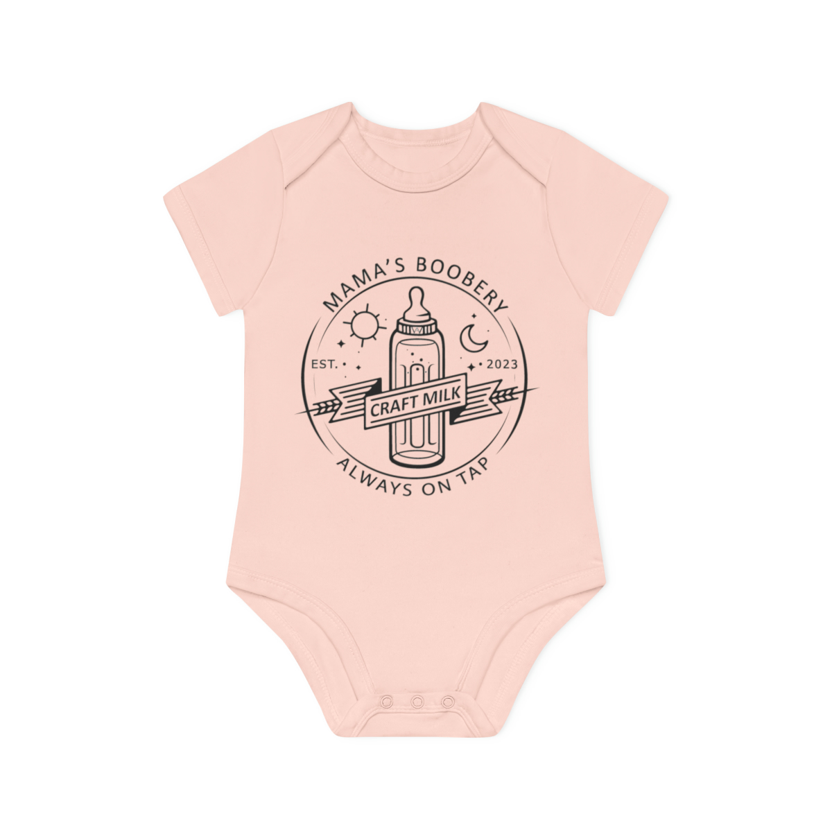 Mama's Boobery Organic Short Sleeve Bodysuit - Image 7