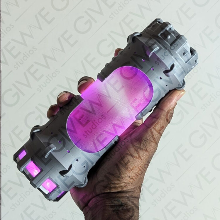 16oz GWS Original SciFi & CyberPunk Inspired LED Water Bottle (prop, Cosplay, Convention, Comiccon, Geek Gift)