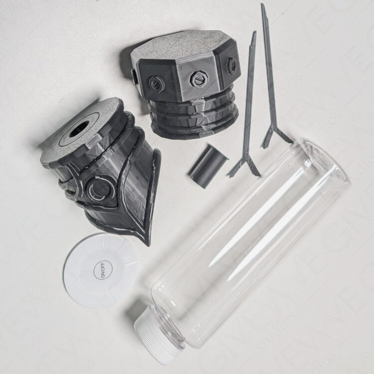 16oz Arcane inspired Shimmer DIY LED Water Bottle kit - Image 9