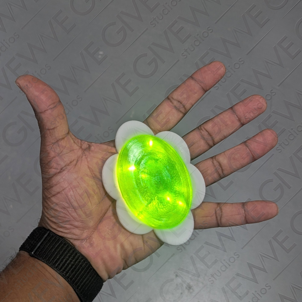 Bowsette Princess Peach Dairy Rosalina LED ( light up ) Brooch - Image 9