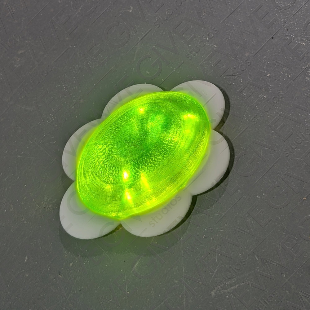 Bowsette Princess Peach Dairy Rosalina LED ( light up ) Brooch - Image 10
