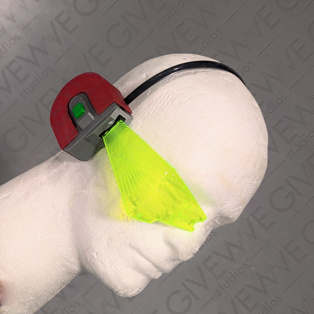 DIY Super Mario Galaxy inspired Star Fox McCloud RGB LED visor range finder - Image 10