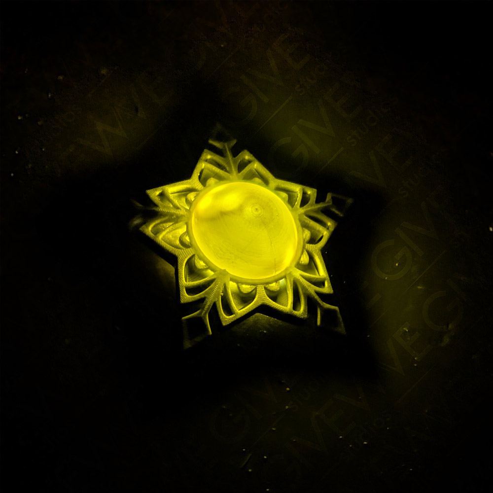 Bowsette Princess Peach Dairy Rosalina LED ( light up ) Brooch - Image 5