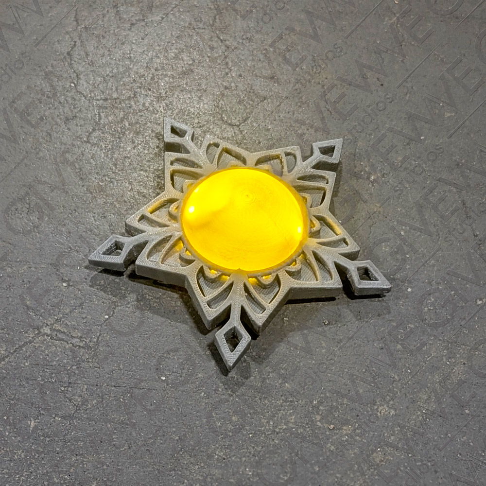 Bowsette Princess Peach Dairy Rosalina LED ( light up ) Brooch - Image 4