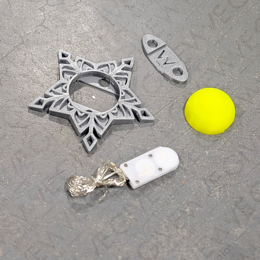 Bowsette Princess Peach Dairy Rosalina LED ( light up ) Brooch - Image 2
